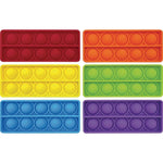 Teacher Created Resources Bubble Pop Ten Frames Counting Fidget Set, Assorted Colors, 6/Pack (20107)