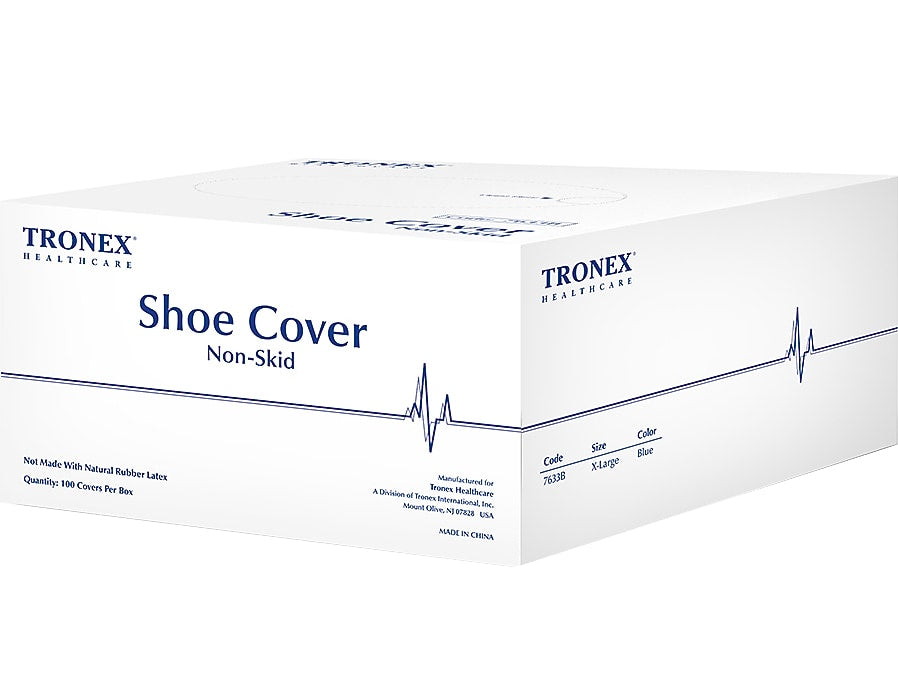 Tronex Water Resistant Shoe Cover, Size XL, Blue, 100/Box, 3 Boxes/Pack (7633B)
