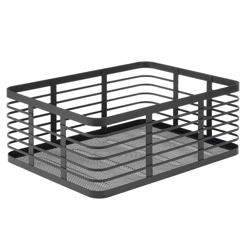 mDesign Steel Organizer, Matte Black (25934)
