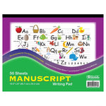 Bazic Handwriting Practice Paper, 10.5" x 8", White, 50 Sheets/Pad, 12 Pads/Bundle (BAZ543-12)