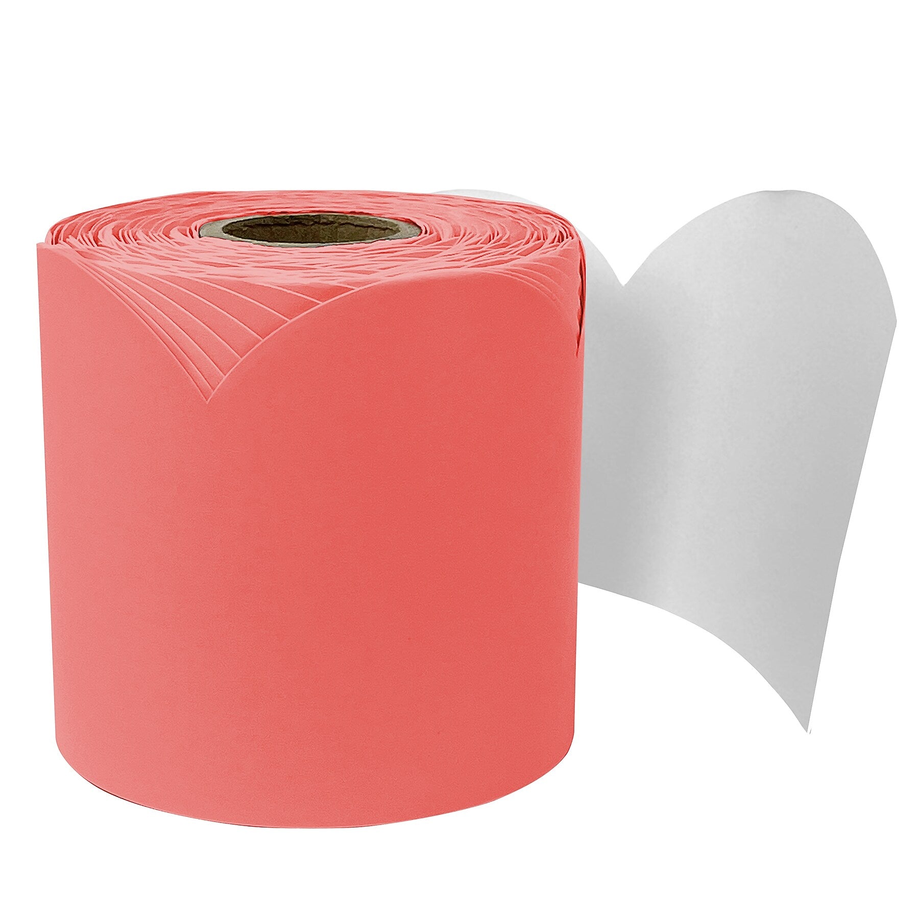Carson Dellosa Education Rolled Scalloped Bulletin Board Border, 3" x 65', Salmon, 3/Bundle (CD-108528-3)