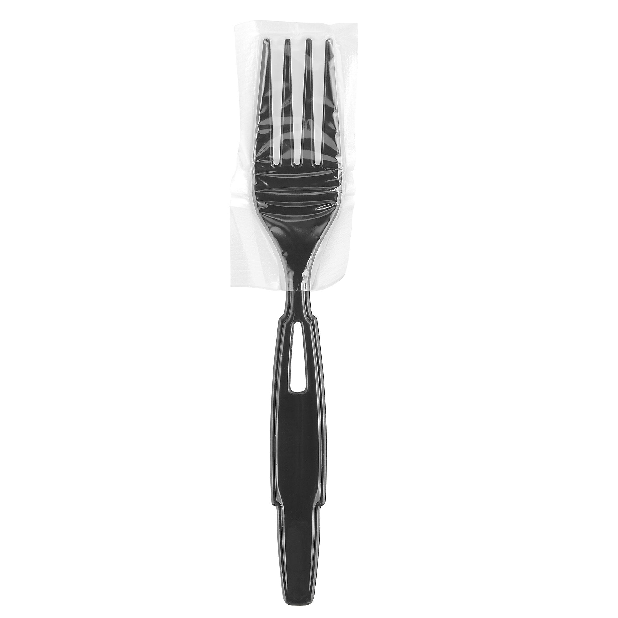 Dixie Ultra SmartStock Series-W Individually Wrapped Polypropylene Fork Refill, Heavy-Weight, Black, 960/Carton (SSWPF5)