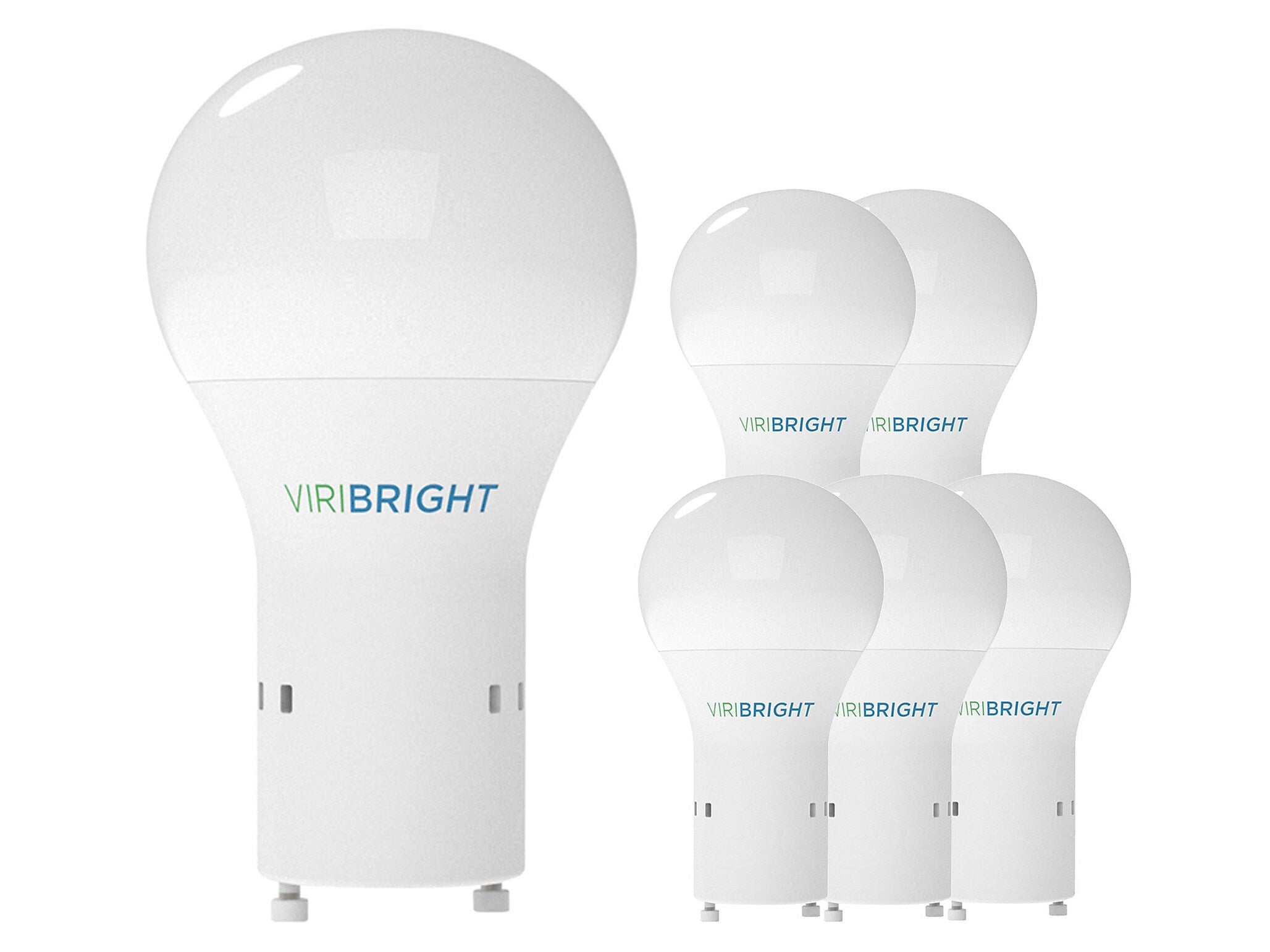 Viribright 9.5-Watts Soft White LED Household Bulb, 6/Pack (640335)