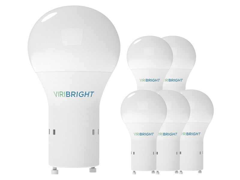 Viribright 9.5-Watts Soft White LED Household Bulb, 6/Pack (640335)