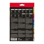 Amsterdam Greys Acrylic Paint, Assorted Colors, 12/Pack (AMS17820600)