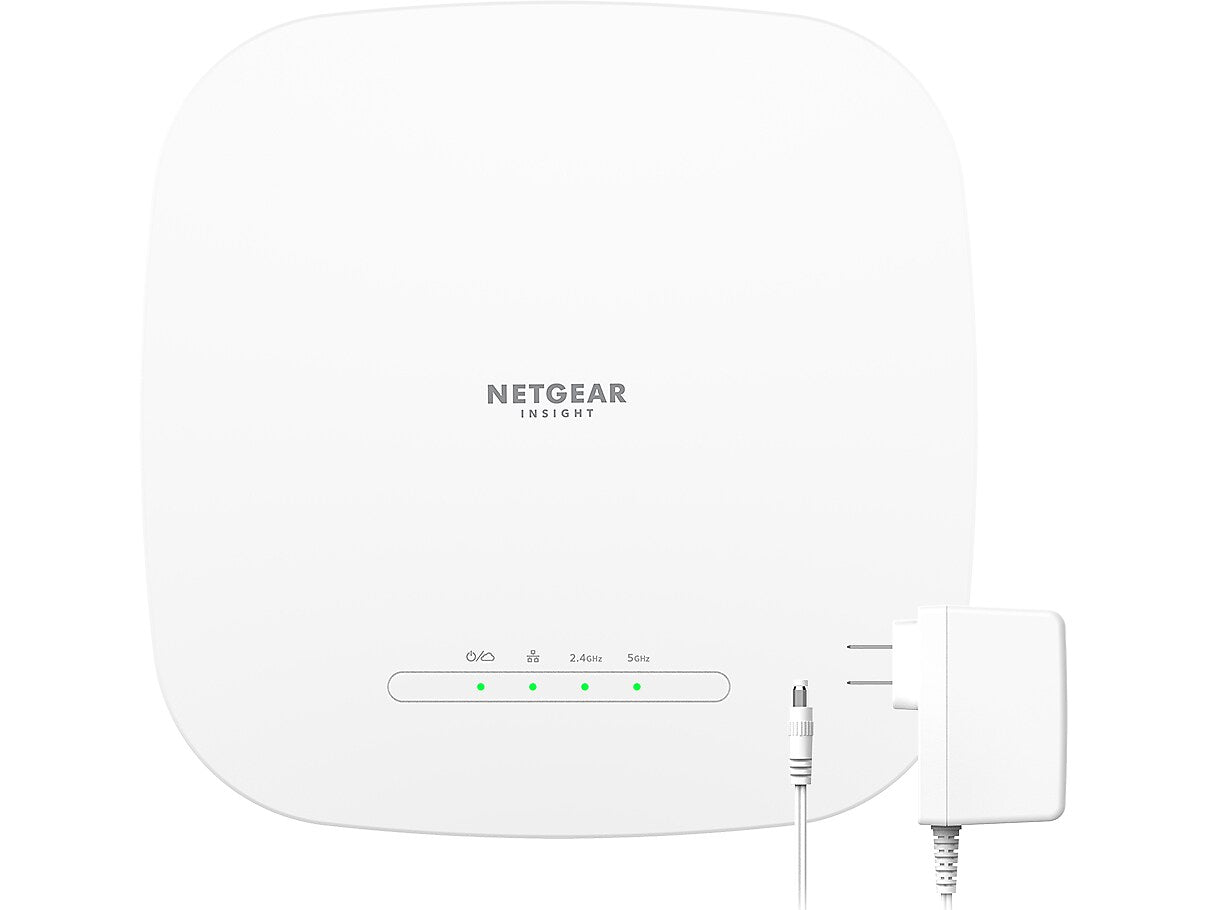 Netgear WAX615PA Insight Managed AX3000 Dual Band WiFi 6 Access Point, White (WAX615PA-100NAS)