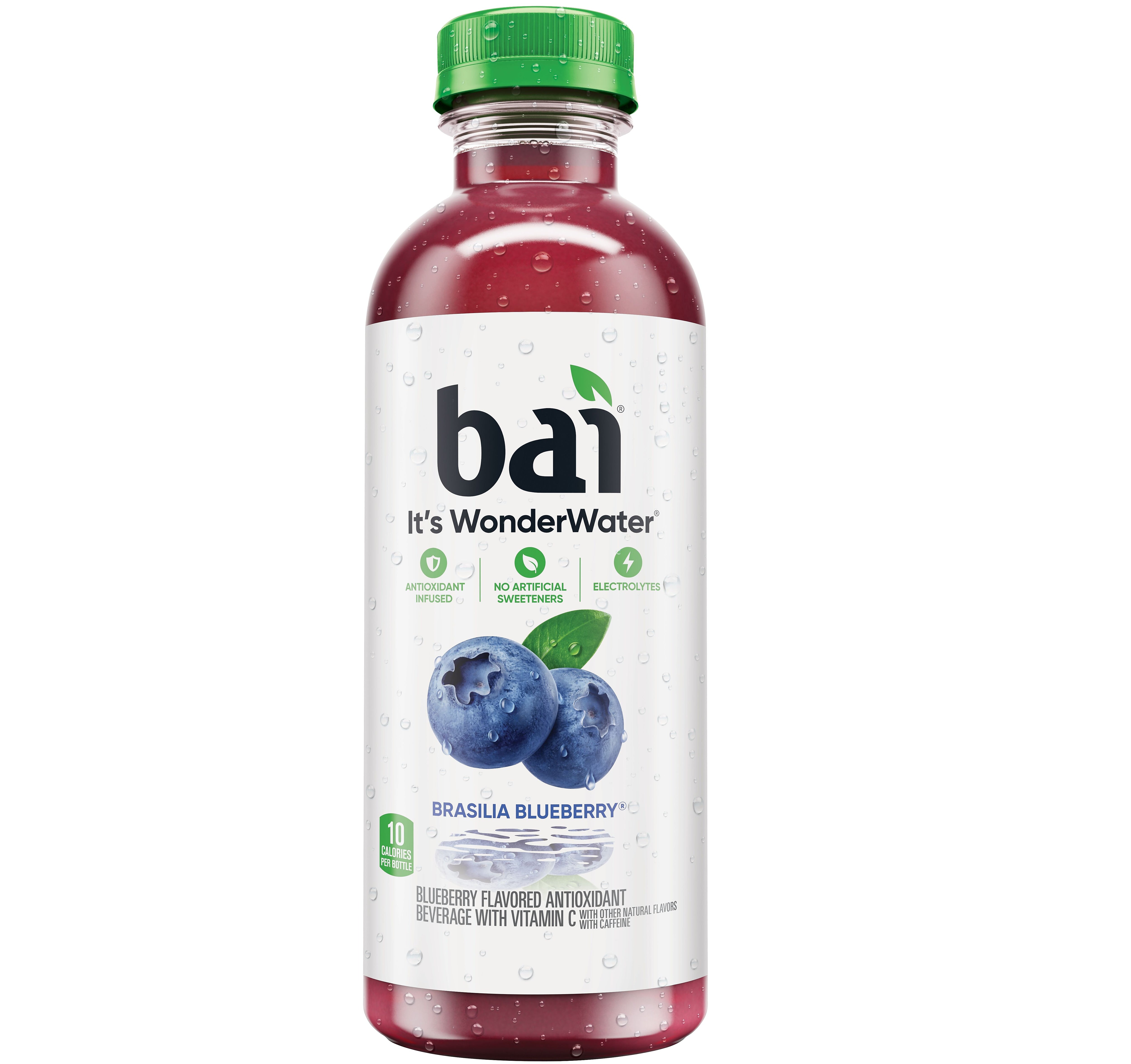 Bai Brasilia Blueberry, 18 Fl. Oz. Bottles, 12/Pack (CAD00401)