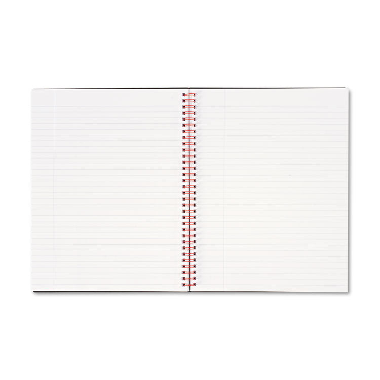Flexible Cover Twinwire Notebooks, SCRIBZEE Compatible, 1-Subject, Wide/Legal Rule, Black/Red Cover, (70) 11 x 8.5 Sheets