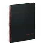 Flexible Cover Twinwire Notebooks, SCRIBZEE Compatible, 1-Subject, Wide/Legal Rule, Black/Red Cover, (70) 11 x 8.5 Sheets