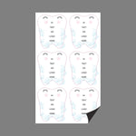 Full Color Magnetic Sign, Tooth, Vertical, 6 Pieces