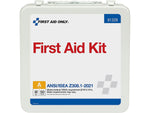 First Aid Only Metal First Aid Kit, ANSI 2021 Class A, 50 People, 184 Pieces (91328)