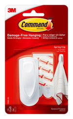 Command Jumbo Spring Clip, White (17005-ES)