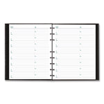 2026 Blueline Plan and Link 9.06" x 11" Weekly Planner, Faux Leather Cover, Black (REDC595081T)
