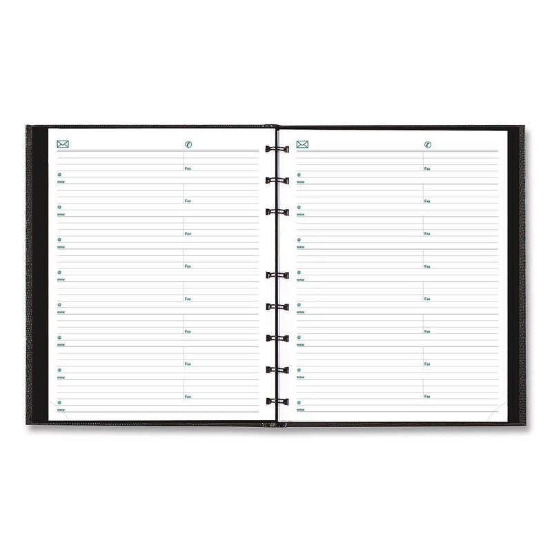 2026 Blueline Plan and Link 9.06" x 11" Weekly Planner, Faux Leather Cover, Black (REDC595081T)