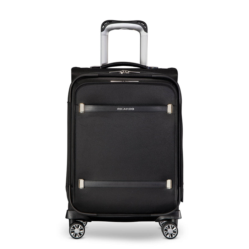 Ricardo Beverly Hills Rodeo Drive 2.0 21" Carry-On Suitcase, 8-Wheeled Spinner, Black (118-21-001-4WB)