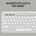 Logitech Pebble 2 Wireless Keyboard and Optical Mouse Combo, Tonal White (920-012198)