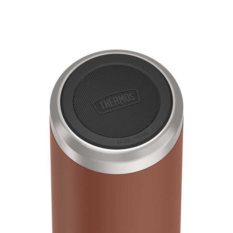 Thermos Icon Stainless Steel Vacuum Insulated Water Bottle, 24 oz., Saddle (EAIS2002SD4)