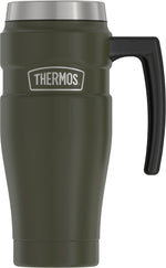 Thermos King Stainless Steel Vacuum Insulated Tumbler, 16 oz., Army Green (EASK1005AG4)