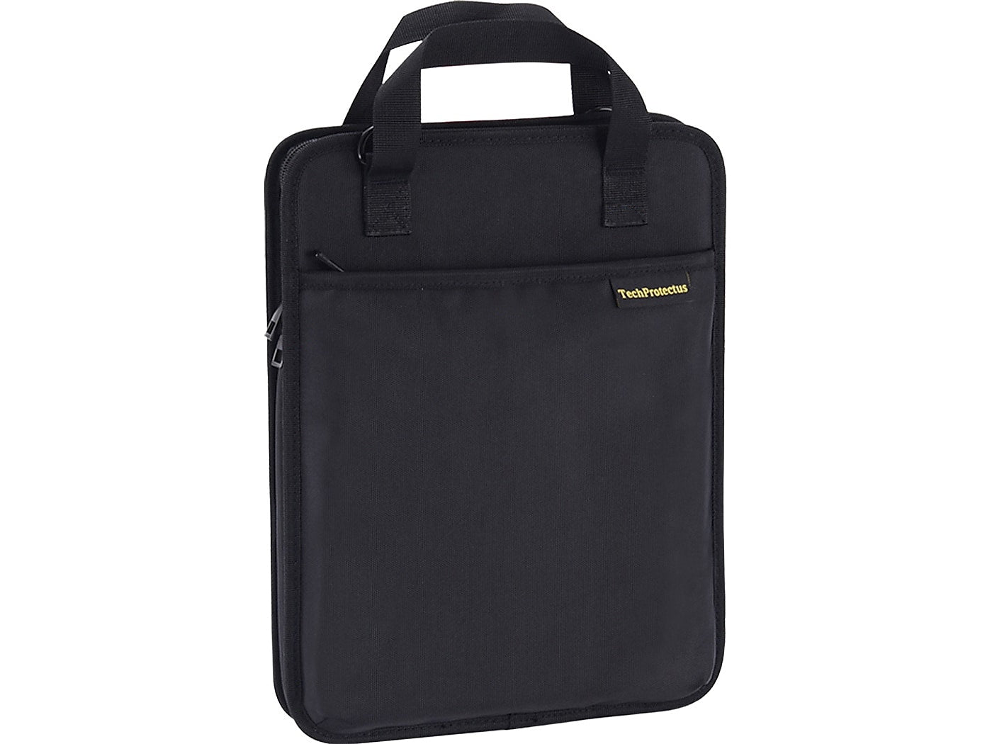 TechProtectus 9.7"-12" Water Resistant Vertical Laptop Sleeve, Shock-Absorbing, Black (TP-BK-VR11)
