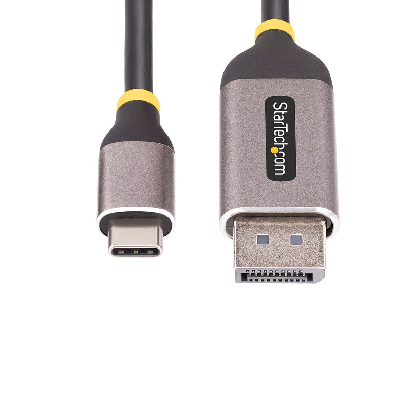 StarTech 9.8' Display Port to USB-C Video Cable, Male to Male, Black (142-USBC-DP-8K-10F)
