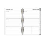 Planning Calendar BS Sophie Frosted PP 5x8 RY26 Wkly/Mthly Safety Wirebound -