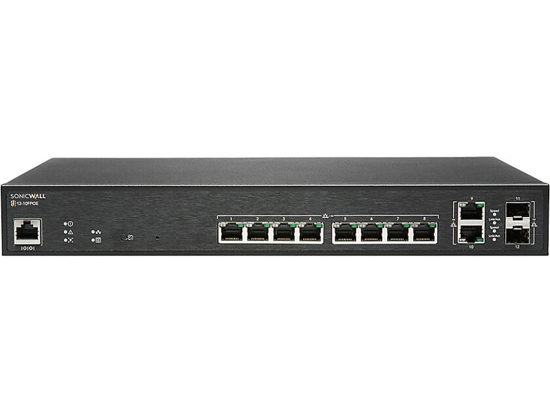 SonicWALL 10-Port Gigabit Ethernet Managed Switch (02-SSC-8371)