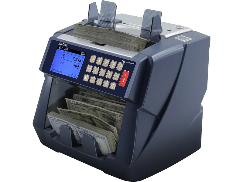 AccuBANKER Enterprise Bill Counter, Black/Gray (AB7100)