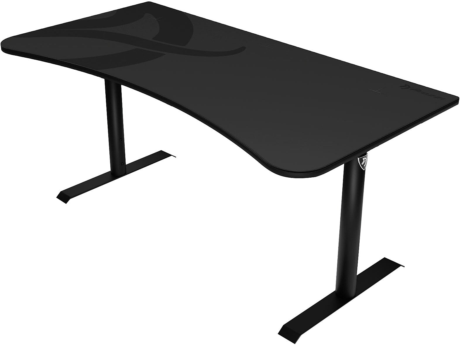 Arozzi Arena 63"W Gaming Desk, Dark Gray (ARENA-NA-DARK-GREY)