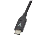 V7 USB-C to VGA Video Adapter Cable, Male to Male, Black (V7UCVGA-2M)