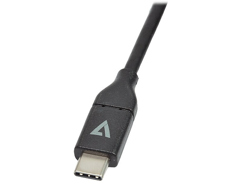V7 USB-C to VGA Video Adapter Cable, Male to Male, Black (V7UCVGA-2M)