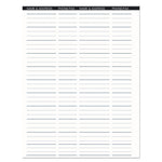 Recycled Two Year Monthly Planner with Expense Logs, 8.75 x 6.88, Black Cover, 24-Month: Jan 2025 to Dec 2026