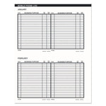 Recycled Two Year Monthly Planner with Expense Logs, 8.75 x 6.88, Black Cover, 24-Month: Jan 2025 to Dec 2026