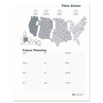 14-Month Recycled Ruled Monthly Planner, 11 x 8.5, Blue Cover, 14-Month: Dec 2024 to Jan 2026