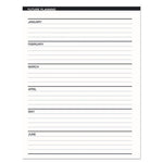 14-Month Recycled Ruled Monthly Planner, 8.75 x 6.78, Black Cover, 14-Month: Dec 2024 to Jan 2026