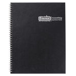 Monthly Hard Cover Planner, 11 x 8.5, Black Cover, 14-Month: Dec 2024 to Jan 2026