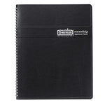 14-Month Recycled Ruled Monthly Planner, 8.75 x 6.78, Black Cover, 14-Month: Dec 2024 to Jan 2026