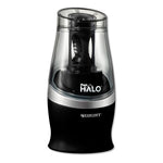 Halo Colored Pencil Non-Stick Electric Sharpener, Ac-Powered, 3.5 X 6.75, Black/silver