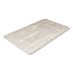 Cushion-Step Marbleized Rubber Mat, 36 x 60, Gray