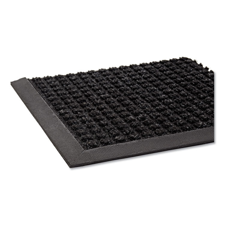 Super-Soaker Wiper Mat With Gripper Bottom, Polypropylene, 24 X 36, Charcoal