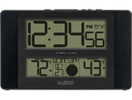 La Crosse Technology Atomic Digital Wall/Table Clock, 11.1" x 6.5" (513-1417BS)