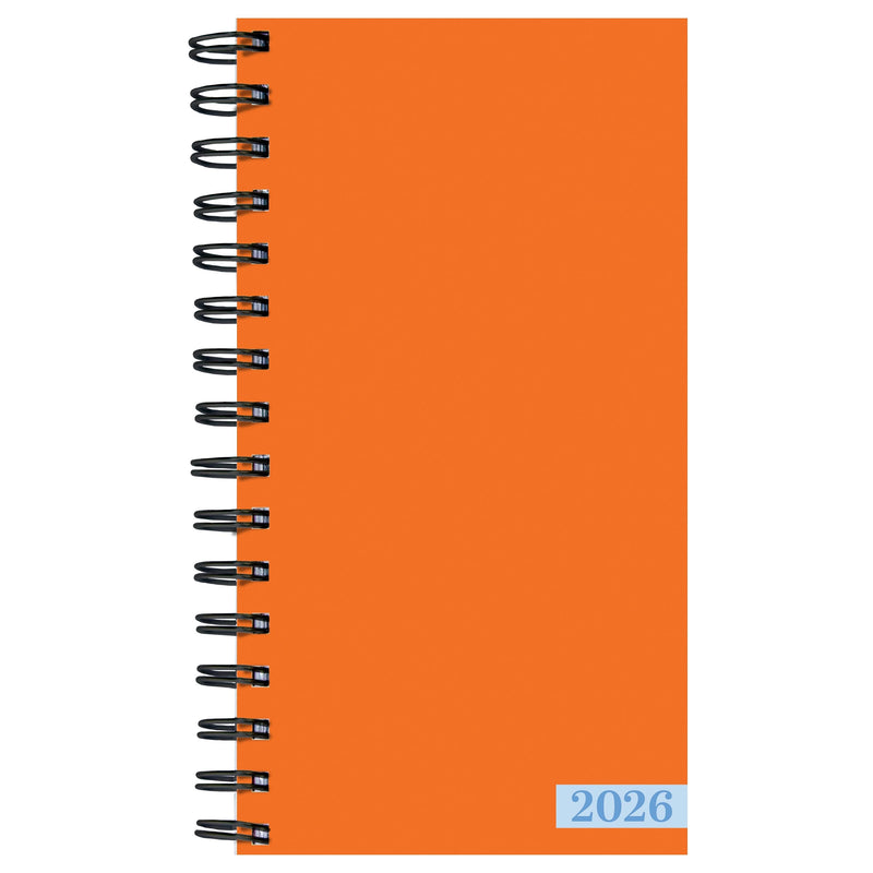 2026 TF Publishing 3.5" x 6.5" Weekly & Monthly, Paperboard Cover, Orange (26-7506)