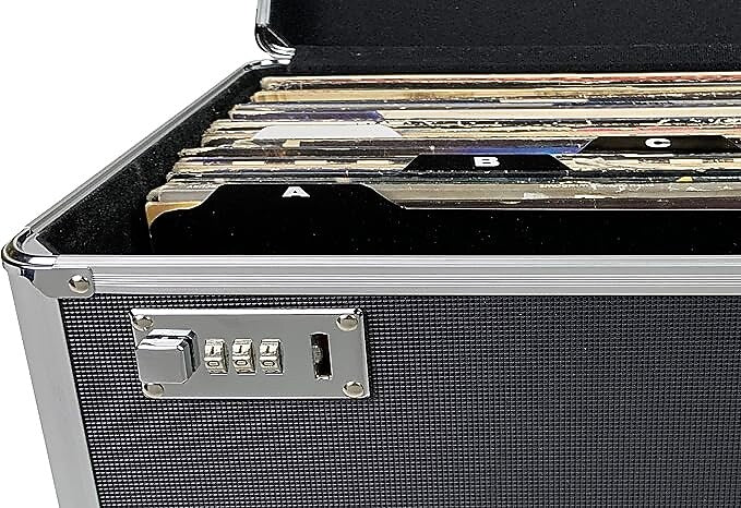 Vaultz Vinyl Record Storage Dividers, Paperboard, Black, 25/Pack (VZ00550)