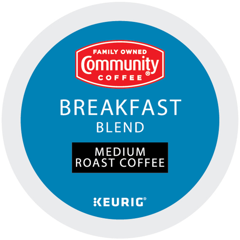 Community Coffee Breakfast Blend Coffee Keurig® K-Cup® Pods, Medium Roast, 24/Box (5000374324)