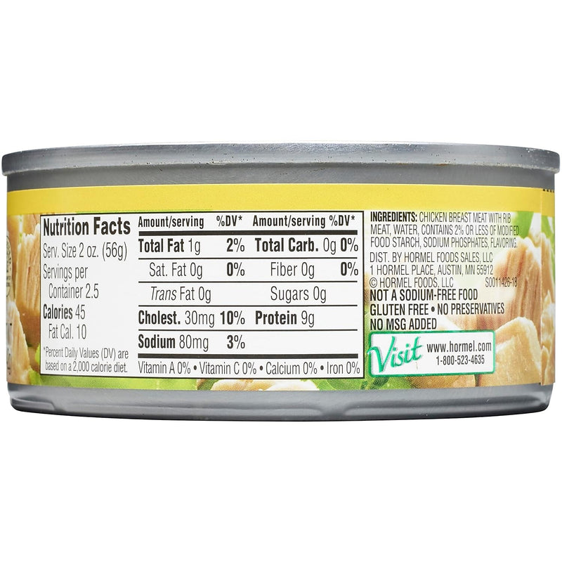 Hormel Premium Canned Chicken Breast, 5 oz., 12/Pack (220-02583)