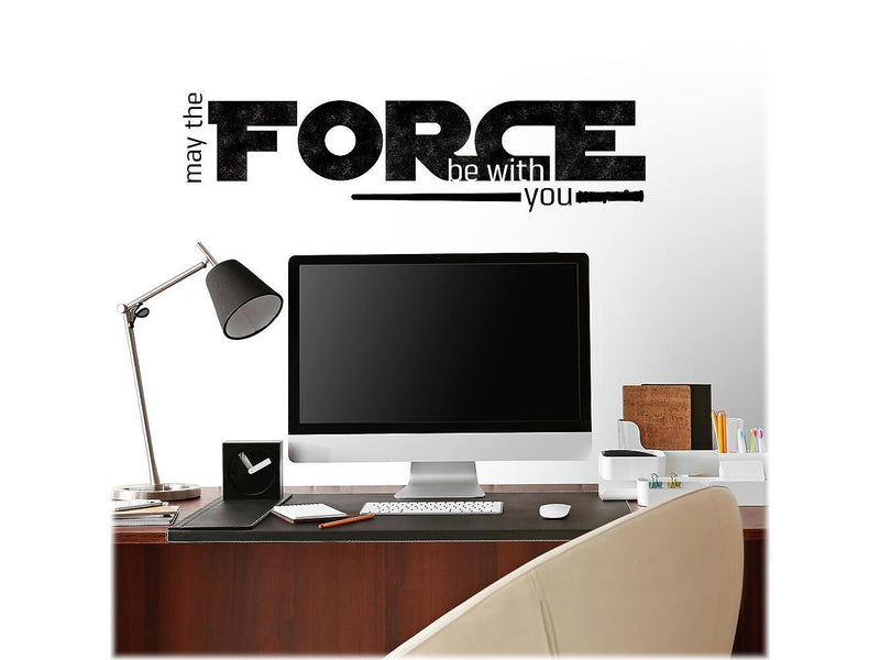 RoomMates Star Wars Classic Force Quote Wall Decal Set, Movies & TV (RMK3011SCS)