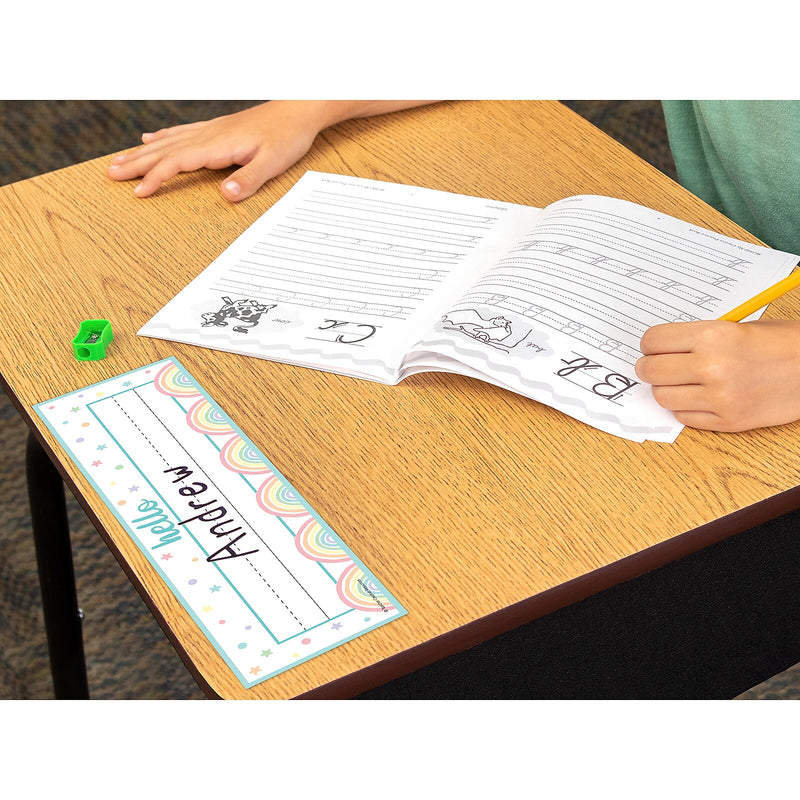 Teacher Created Resources Pastel Pop Name Plates, 36/Pack, 6 Packs/Bundle (TCR8422-6)