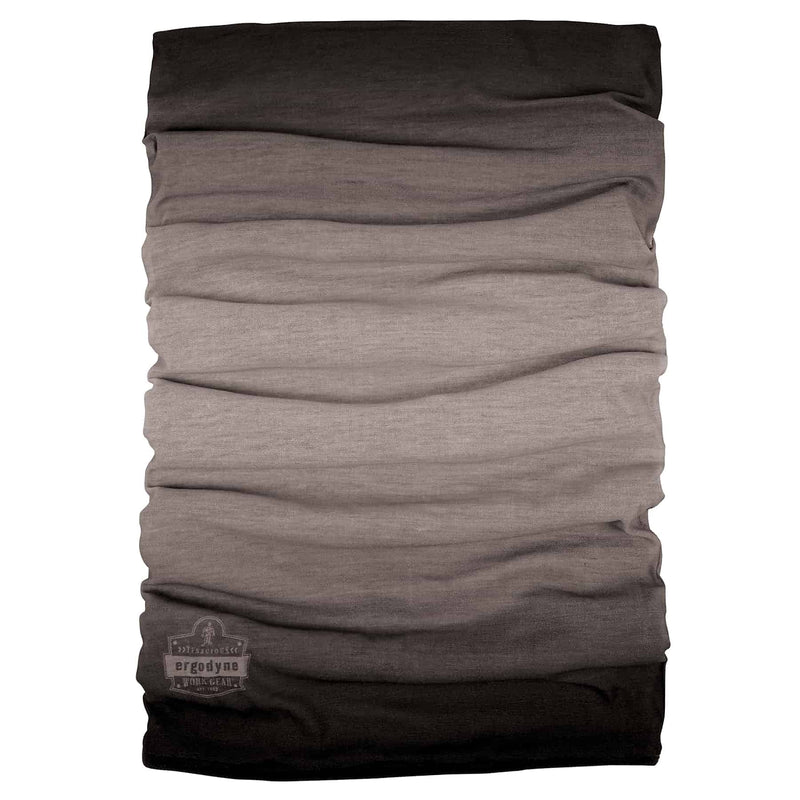 Ergodyne N-Ferno 6491 Insulated Neck Gaiter, Light Gray Fade, One Size (42322)