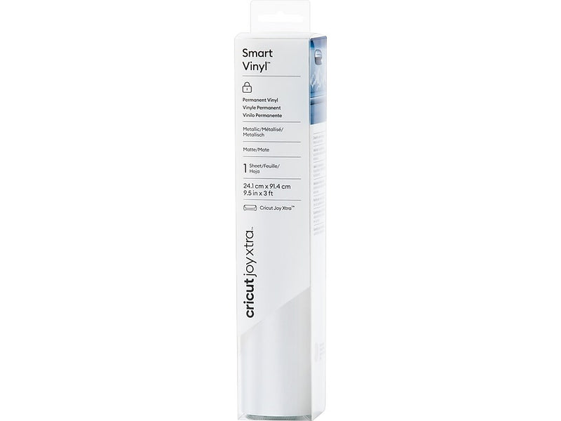 Cricut Joy Xtra Smart Vinyl Die Cutting Permanent Vinyl, Silver (2010380)