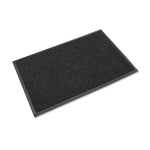 Super-Soaker Wiper Mat With Gripper Bottom, Polypropylene, 24 X 36, Charcoal
