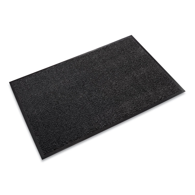 Dust-Star Microfiber Wiper Mat, 36 X 120, Charcoal